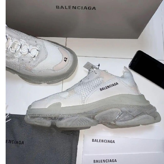 BALENCIAGA トリプルs 41 ホワイト 白