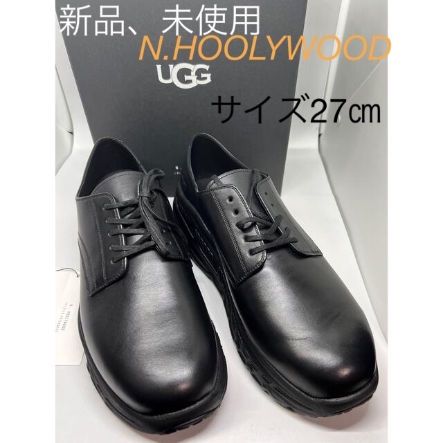 N.HOOLYWOOD(エヌハリウッド)のN.HOOLYWOOD×UGG レザーシューズ　新品　27㎝　厚底 メンズの靴/シューズ(ドレス/ビジネス)の商品写真