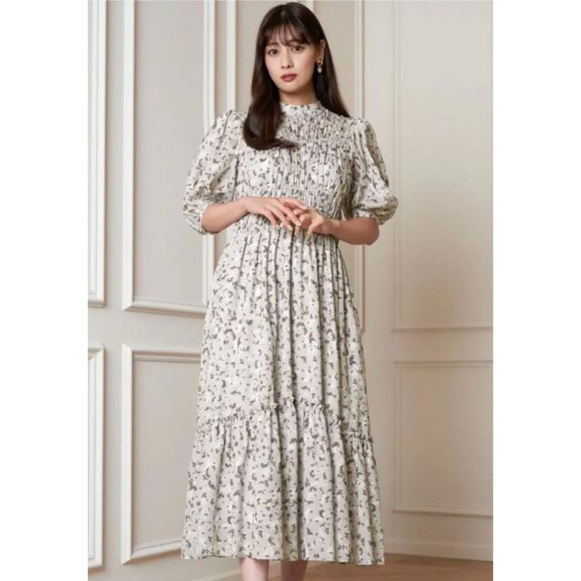 予約販売ワンピースアウトレットの通販激安 herlipto*autumn floral tiered long dress