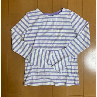 エマーブル　キッズ　140 センチ　秋服　ボーダー　ロンt (Tシャツ/カットソー)