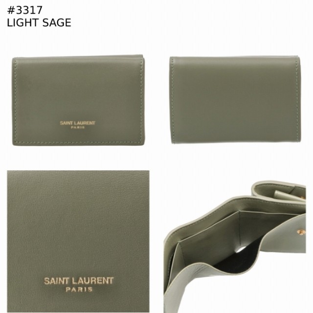 サンローラン 三つ折り財布 レディース SAINT LAURENT PARIS