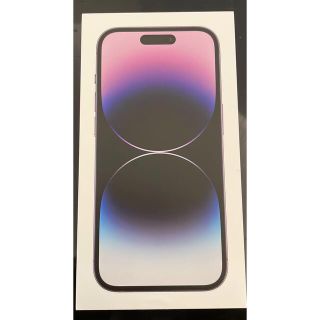 アップル(Apple)の【新品】SIMフリー iPhone14PRO 256GB Deep Purple(スマートフォン本体)