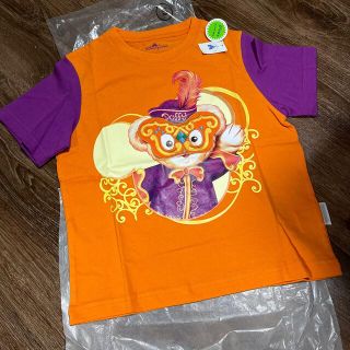 ダッフィー(ダッフィー)の新品未使用　香港ディズニー　子供用　S L２枚ダッフィー　ハロウィンTシャツ(Tシャツ/カットソー)