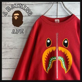 アベイシングエイプ(A BATHING APE)の【最高デザイン】入手困難 ベイシングエイプ シャークトレーナー スウェット(スウェット)