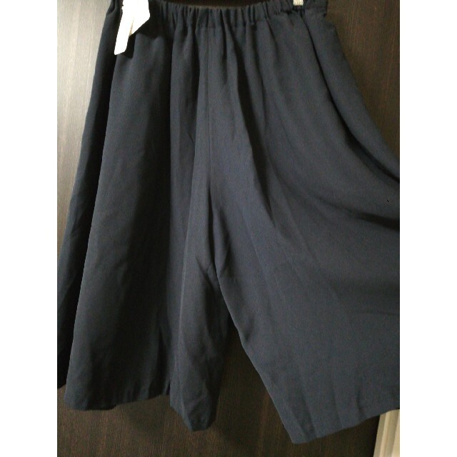 濃紺　フレアスカーチョ レディースのパンツ(カジュアルパンツ)の商品写真