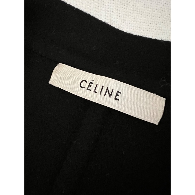 celine(セリーヌ)の★セリーヌ エッグクロンビーコート36黒★フィービー レディースのジャケット/アウター(ロングコート)の商品写真