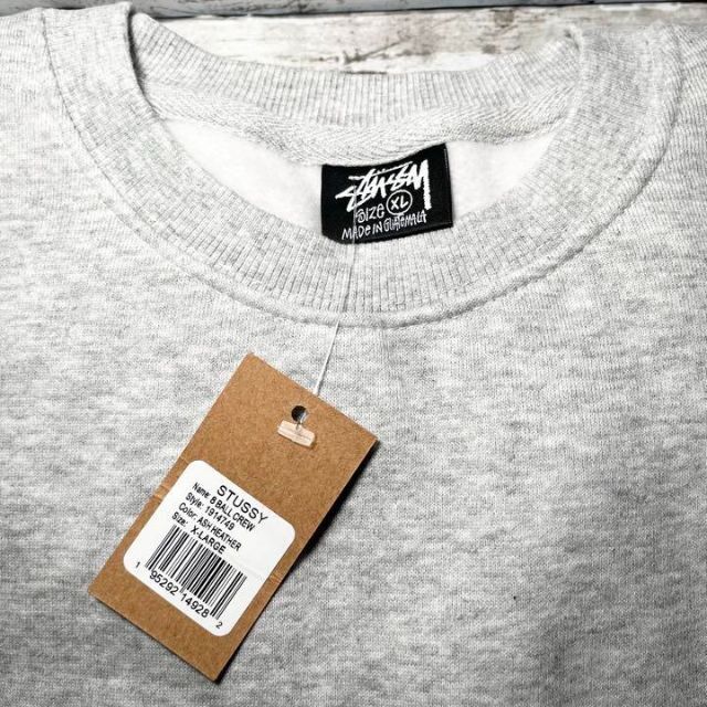 STUSSY - 【新品】stussy スウェットトレーナー サイズXL グレー 8