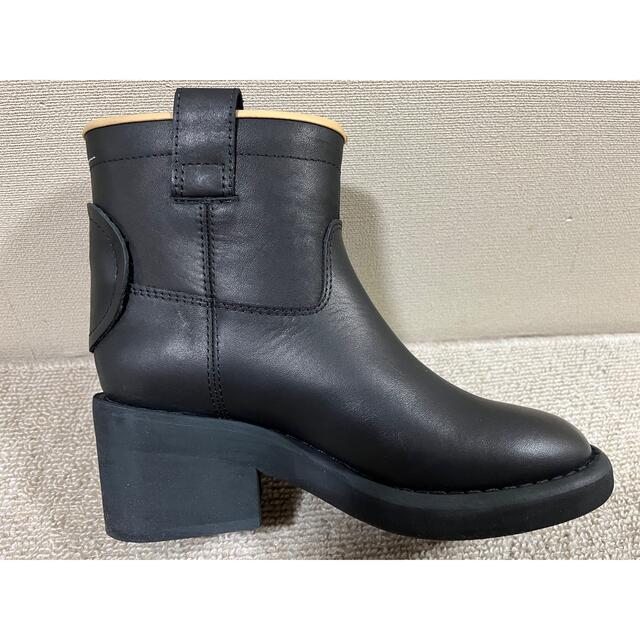 mm6 エムエムシックス メゾン マルジェラ 厚底 アンクル ブーツ 黒 新品