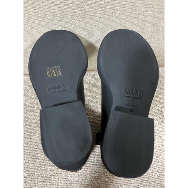 mm6 エムエムシックス メゾン マルジェラ 厚底 アンクル ブーツ 黒