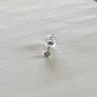 ダイヤモンドピアス  片耳 プラチナピアス 0.05ct pt900  送料無料(ピアス(片耳用))