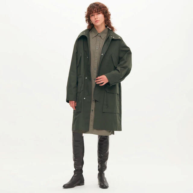 UNIQLO(ユニクロ)のフーデッドコート レディースのジャケット/アウター(モッズコート)の商品写真