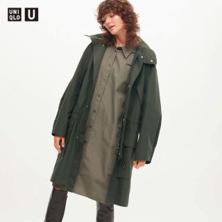 ユニクロ(UNIQLO)のフーデッドコート(モッズコート)