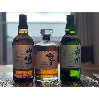 サントリーウィスキー3本セット　山崎　響　白州　700ml(ウイスキー)