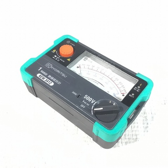 ☆極美品☆KYORITU キョーリツ 500V 1レンジアナログ絶縁抵抗計 ☆極美品☆KYORITU キョーリツ 500V 1レンジアナログ絶縁抵抗計