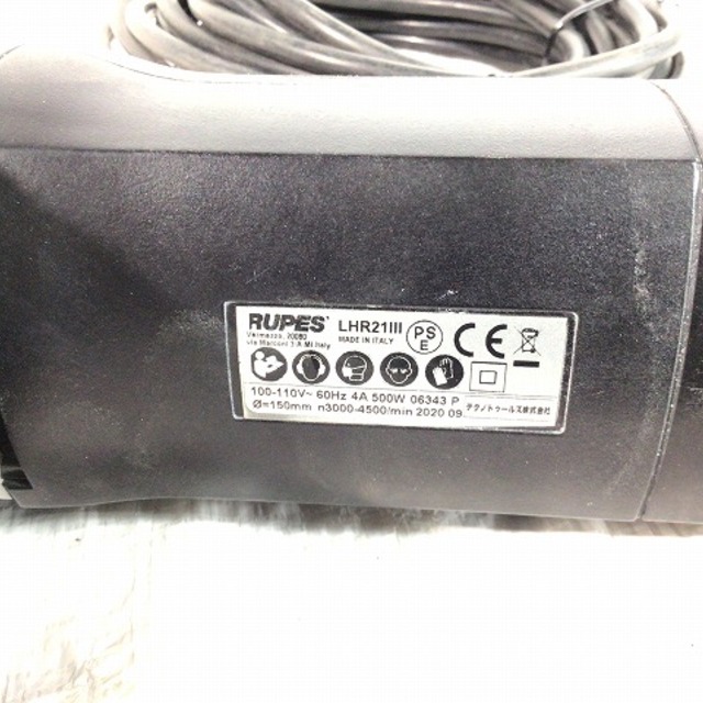 ☆中古品☆RUPES ルペス LHR21 mark3 ダブルアクション ☆中古品☆RUPES ルペス LHR21 mark3 ダブルアクション