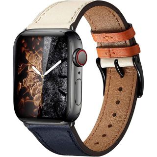 アップルウォッチ(Apple Watch)の38/40/41㎜ アップルウォッチ 用 本革 ベルト 互換品 全世代(レザーベルト)