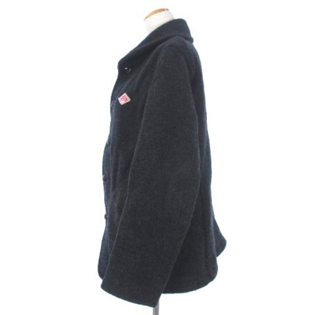 DANTON(ダントン)のダントン モッサ ジャケット コート くるみボタン ロゴ ワッペン グレー 42 レディースのジャケット/アウター(その他)の商品写真