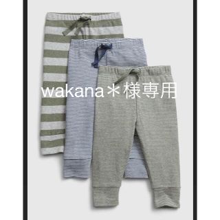 ベビーギャップ(babyGAP)の新品未開封 baby Gap プリントウエストゴムパンツ ボーダー レギンス(パンツ)