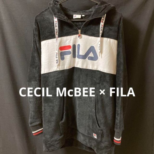 CECIL McBEE(セシルマクビー)のCECIL McBEE × FILA コラボパーカー！ レディースのトップス(パーカー)の商品写真