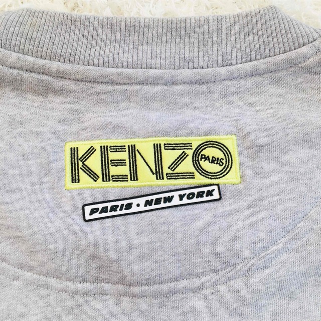 KENZO(ケンゾー)の希少 ケンゾー タイガー 刺繍 グレー スウェット トレーナー 珍しいデザイン メンズのトップス(スウェット)の商品写真