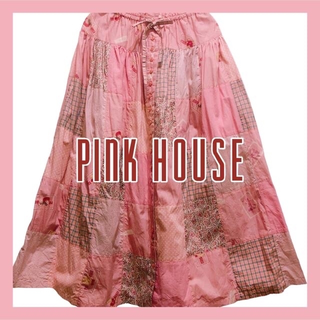 PINK HOUSE - (新品)ピンクハウス ネームワッペンプリントパッチワーク