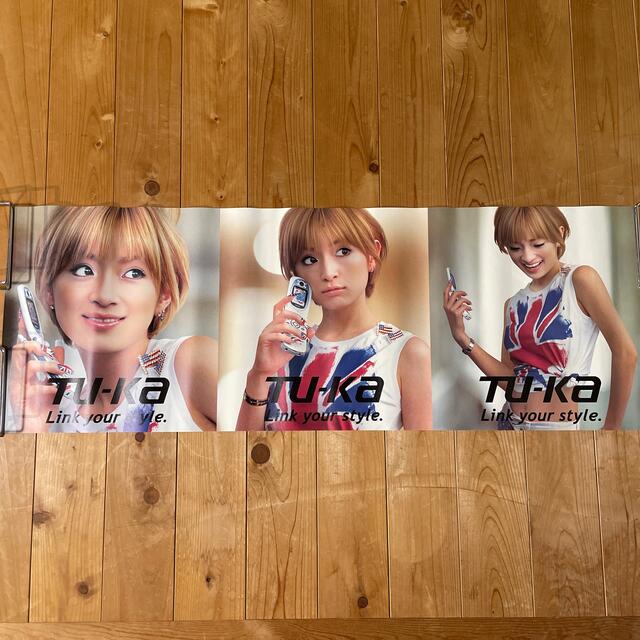 浜崎あゆみ　ポスター　TU-KA エンタメ/ホビーのタレントグッズ(ミュージシャン)の商品写真