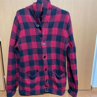 ギャップ(GAP)の【これからの季節にピッタリ】GAP 赤チェック　ジャケットコート　メンズSサイズ(その他)