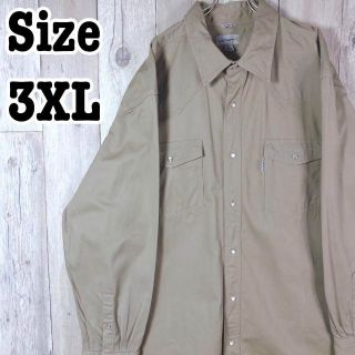 カーハート(carhartt)のカーハート　スナップボタン　ビッグサイズ　古着　ストリート　スケーター長袖シャツ(シャツ)