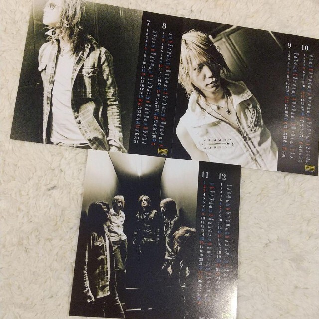 1998-2002  Dir en grey  非売品カレンダー エンタメ/ホビーのタレントグッズ(ミュージシャン)の商品写真