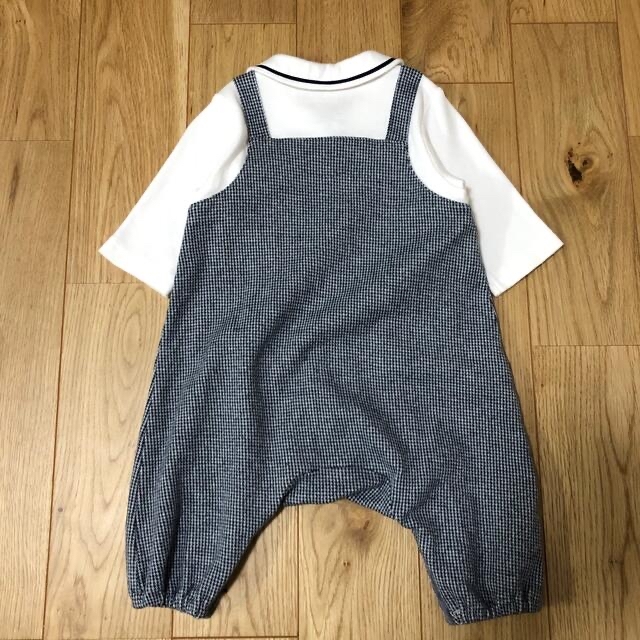 familiar - 専用!ファミリア グレー テリア フォーマル ロンパース