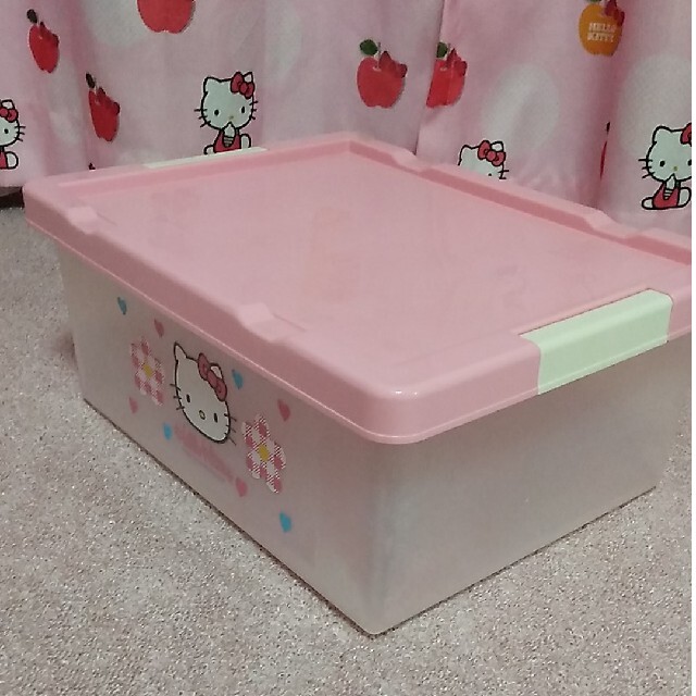 ハローキティ - ハローキティ 収納ケース 収納ボックスの通販 by ハローキティ - ハローキティ 収納ケース 収納ボックスの通販 by