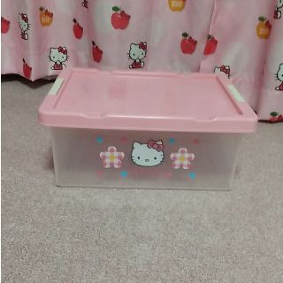 ハローキティ - ハローキティ 収納ケース 収納ボックスの通販 by ks ハローキティ - ハローキティ 収納ケース 収納ボックスの通販 by ks
