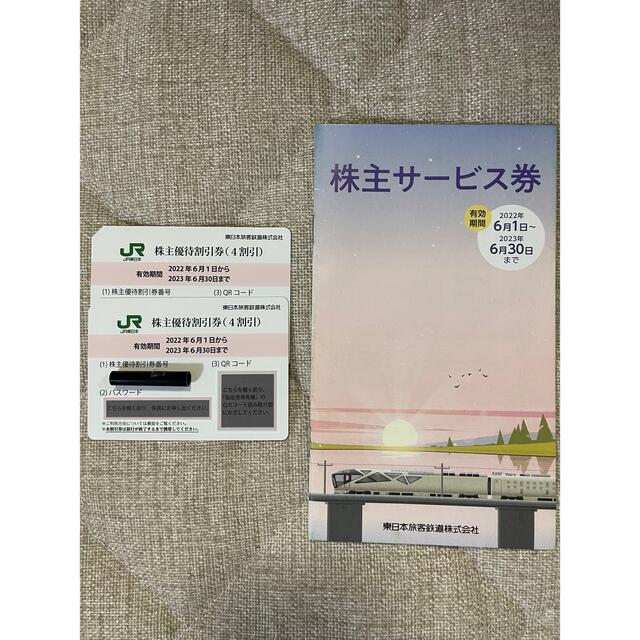 JR - JR東日本 旅客鉄道 株主優待券 2枚 サービス券の通販 by muuu's shop｜ジェイアールならラクマ