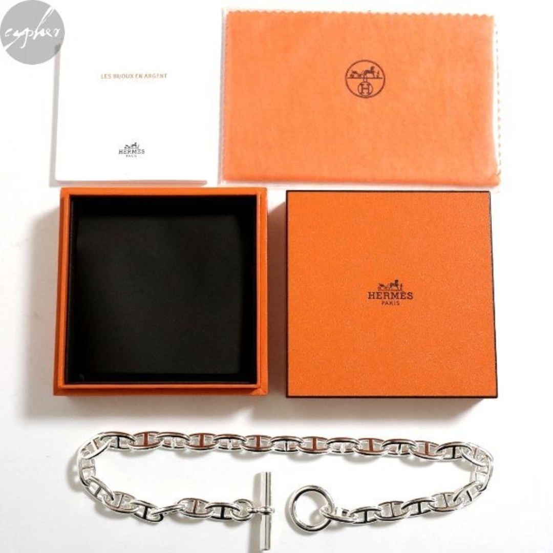 HERMES - GM29 新品 HERMES シェーヌダンクル シルバー HERMES - GM29 新品 HERMES シェーヌダンクル シルバー