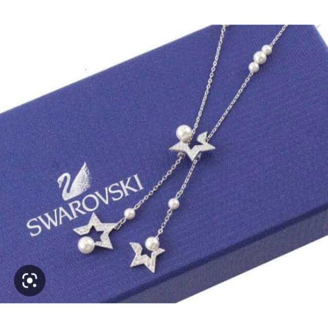 SWAROVSKI - スワロフスキー ネックレス(星、パール)の通販 by たぬ ...