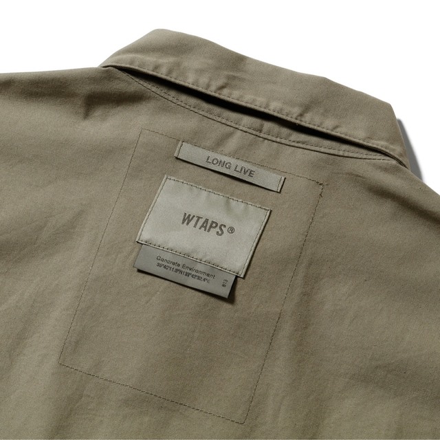 WTAPS 22AW CBW LS オリーブ L シャツ 3