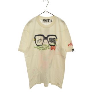 キックスティーワイオー(KIKS TYO)のKIKS TYO キックスティーワイオー ×Aki Hoshino×CROOKED TONGUES Tee Limited Edition ほしのあき フォトプリント 半袖Tシャツ ホワイト KT077TAH-04(Tシャツ/カットソー(半袖/袖なし))