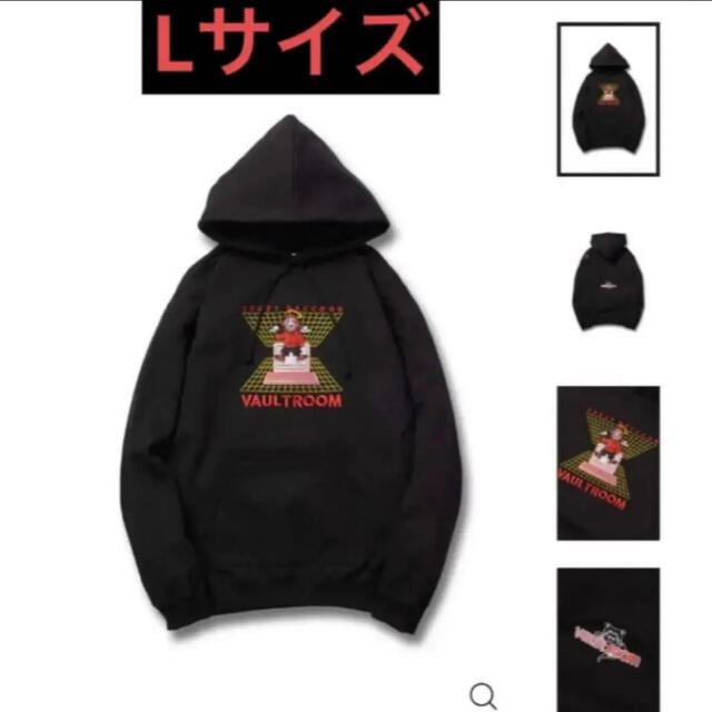 だるまいずごっど vaultroom パーカー Lサイズ だるまいずごっど vaultroom パーカー Lサイズ