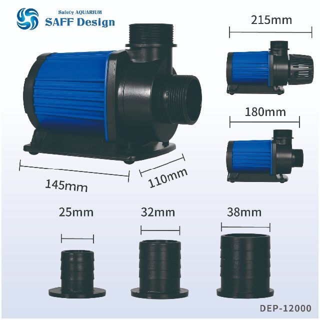 １ヶ月保証：HSBAO社製 DEP-12000 12000L/H　DC水中ポンプ 2