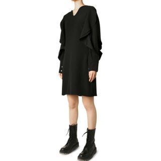 ルシェルブルー(LE CIEL BLEU)のSALE ルシェルブルー　Ruffle Sleeve Shift Dress(ひざ丈ワンピース)