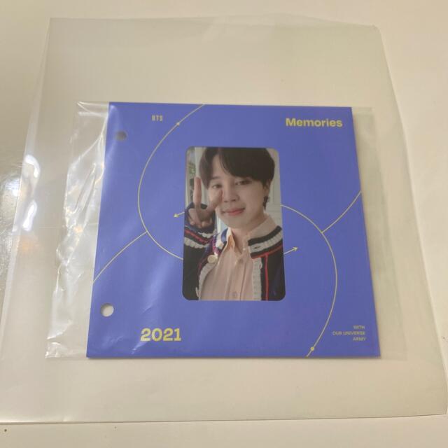 BTS メモリーズ 2021 Blu-ray ランダムトレカ JIMIN台紙付 エンタメ/ホビーのタレントグッズ(アイドルグッズ)の商品写真