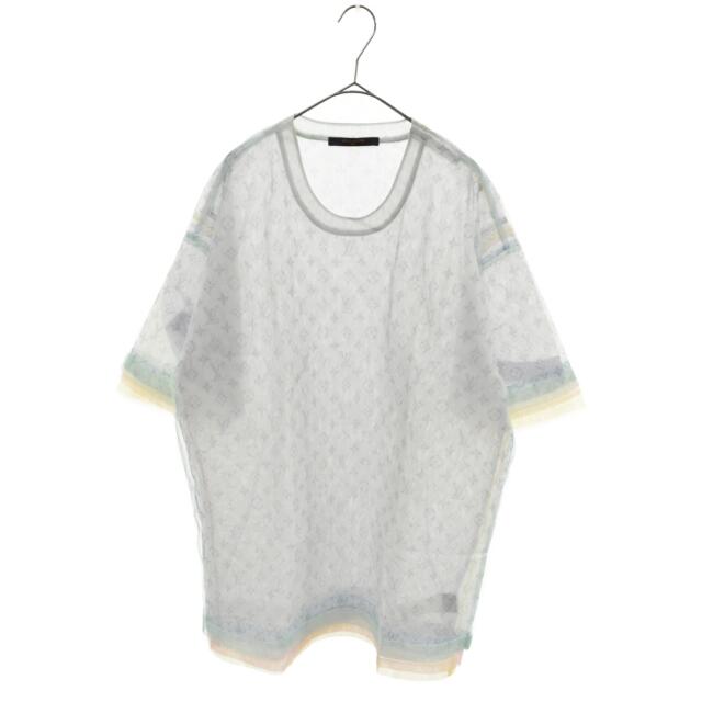 LOUIS VUITTON - LOUIS VUITTON ルイヴィトン 20SS Monogram Tulle Tee 1A7QKN/RM201 TED HIS77W モノグラム チュール レイヤード半袖Tシャツ カットソー マルチ