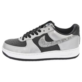 ナイキ(NIKE)のNIKE ナイキ AIR FORCE 1 LOW SILVER SNAKE DJ6033-001 エアフォースワン ローカットスニーカー シルバースネーク シルバー/ブラック(スニーカー)