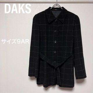 ダックス(DAKS)の【美品】 DAKS ダックス　ステンカラーコート　ロングコート　ベルト付き(ロングコート)