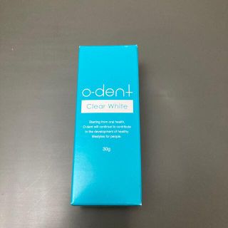 オーデントクリアホワイト 薬用ジェル歯磨き30g  新品(歯磨き粉)