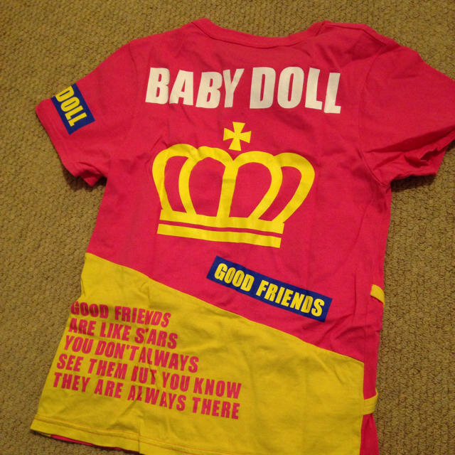 BABYDOLL(ベビードール)のBABYDOLEの大人Tシャツ レディースのトップス(Tシャツ(半袖/袖なし))の商品写真