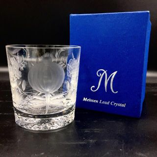 Meissen Crystal - マイセン クリスタル ロックグラス ブルーオニオン