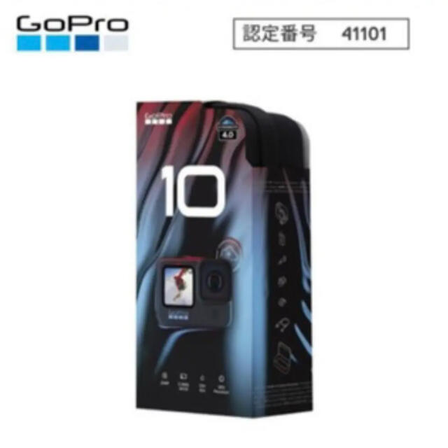 GoPro(ゴープロ)の【新品】GoPro HERO10 Black CHDHX-101-FW 正規品 スマホ/家電/カメラのカメラ(ビデオカメラ)の商品写真