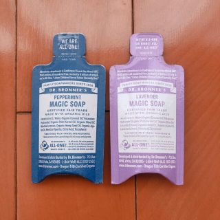 ドクターブロナー(Dr.Bronner)のDR.BRONNER'S  ペパーミント、ラベンダー(ボディソープ/石鹸)