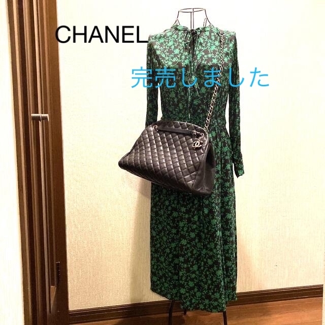 CHANEL 美品　キャビアスキン　ブラック2way斜め掛けショルダーバッグ